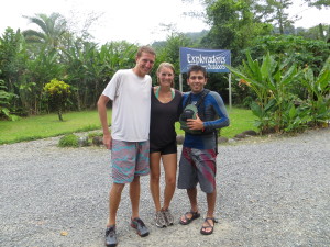 With our rafting guide, Miguel